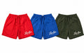 Red Nylon Aura Shorts