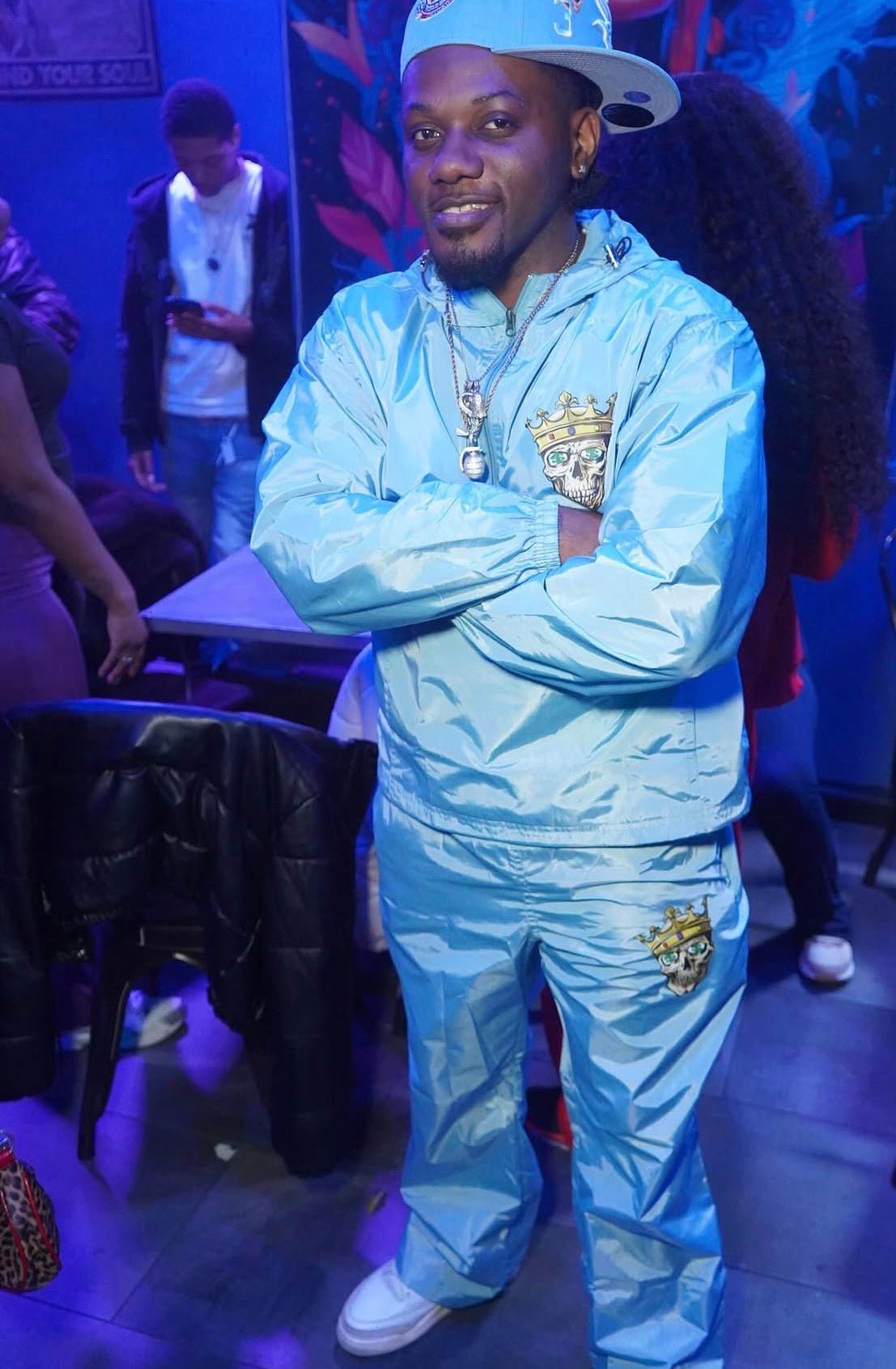 Men Windbreaker Aura Suit